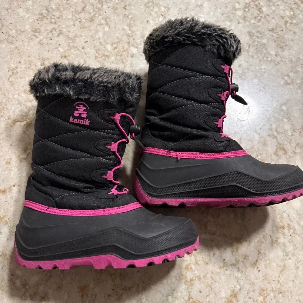 Kamik The‎ Snowgypsy 4 Winter Boot Black/Rose Size 4